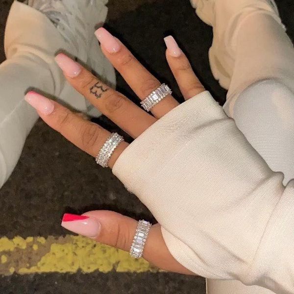 cluster rings original 925 sterling silver ring pave diamond band finger wedding engagement natural gemstone for women jewelry, Golden;silver
cluster rings original 925 sterling silver ring pave diamond band finger wedding engagement natural gemstone for women jewelry, Golden;silver