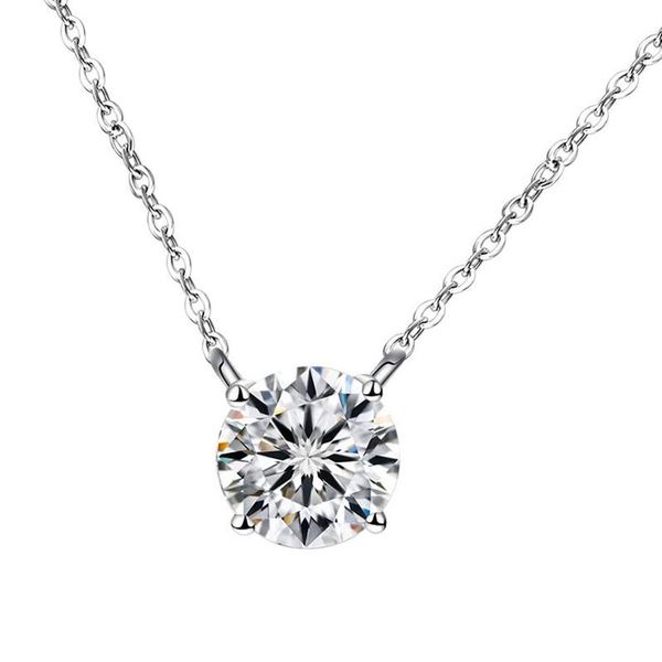 chains moissanite necklace 1 diamond pendant d color vvs1 clarity 18k white gold plated for women birthday gift, Silver
chains moissanite necklace 1 diamond pendant d color vvs1 clarity 18k white gold plated for women birthday gift, Silver