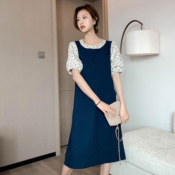 maternity dresses 50481# dress summer cotton short sleeves loose false two-piece pregnant women mom, White
maternity dresses 50481# dress summer cotton short sleeves loose false two-piece pregnant women mom, White