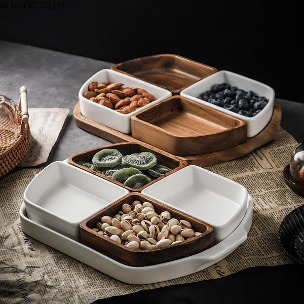 dishes & plates solid wood snack plate ceramic candy household living room coffee table compartment storage box dried fruit
dishes & plates solid wood snack plate ceramic candy household living room coffee table compartment storage box dried fruit