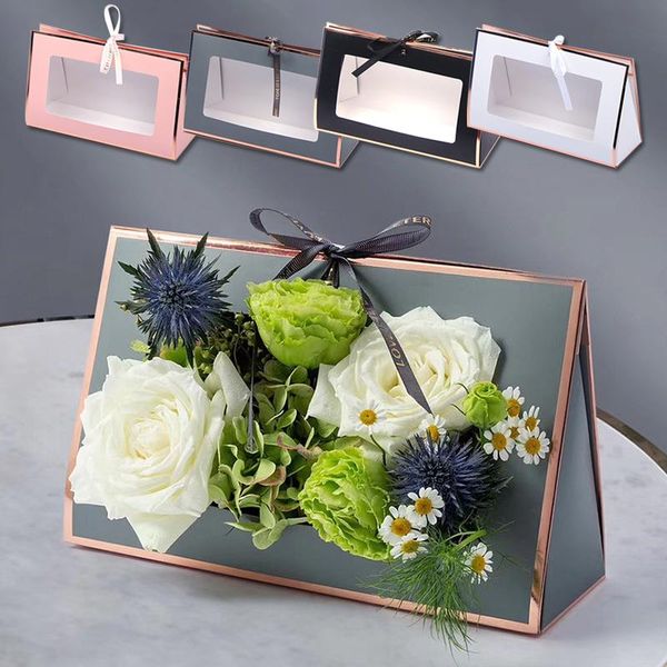 gift wrap flower arrangement bag korean kraft paper folding hollow box hand cardboard floral packaging material with ribbon
gift wrap flower arrangement bag korean kraft paper folding hollow box hand cardboard floral packaging material with ribbon