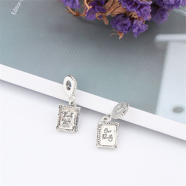 thank you family alloy charm bead big hole fashion women jewelry european style for pandora diy bracelet necklace panza006-70, Bronze;silver
thank you family alloy charm bead big hole fashion women jewelry european style for pandora diy bracelet necklace panza006-70, Bronze;silver