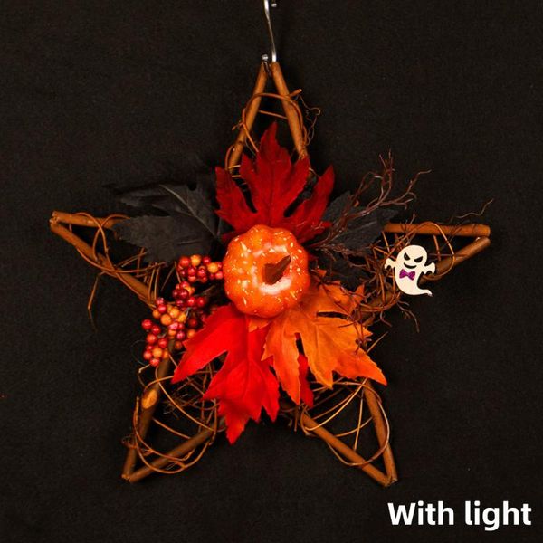decorative flowers & wreaths halloween wreath simulation flower wooden five star pendant autumn pumpkin berry for home party deco
decorative flowers & wreaths halloween wreath simulation flower wooden five star pendant autumn pumpkin berry for home party deco