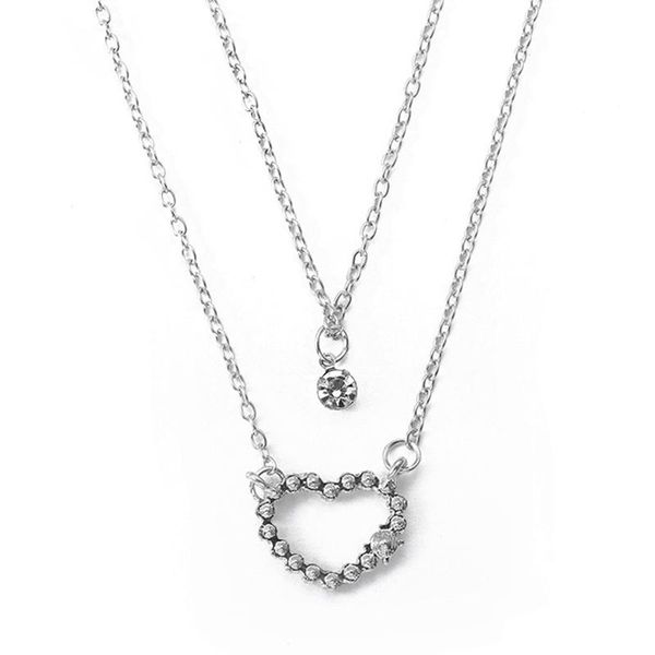 pendant necklaces fashion hollow out heart-shaped necklace creative women's sweater chain accessories charming wedding party jewelry gi, Silver
pendant necklaces fashion hollow out heart-shaped necklace creative women's sweater chain accessories charming wedding party jewelry gi, Silver