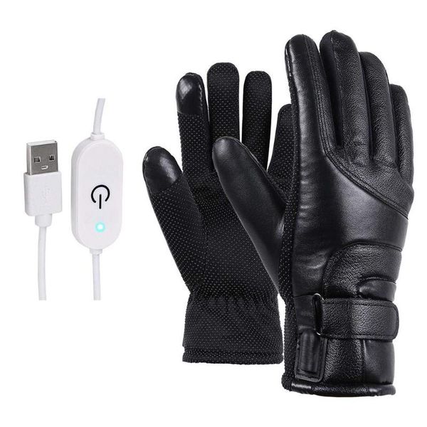 winter electric heated gloves windproof cycling warm heating touch screen skiing usb powered for men women, Black
winter electric heated gloves windproof cycling warm heating touch screen skiing usb powered for men women, Black