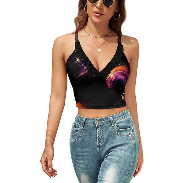 women's tanks & camis surrealism tank fashion women trendy camisole workout lace printed crop, White
women's tanks & camis surrealism tank fashion women trendy camisole workout lace printed crop, White