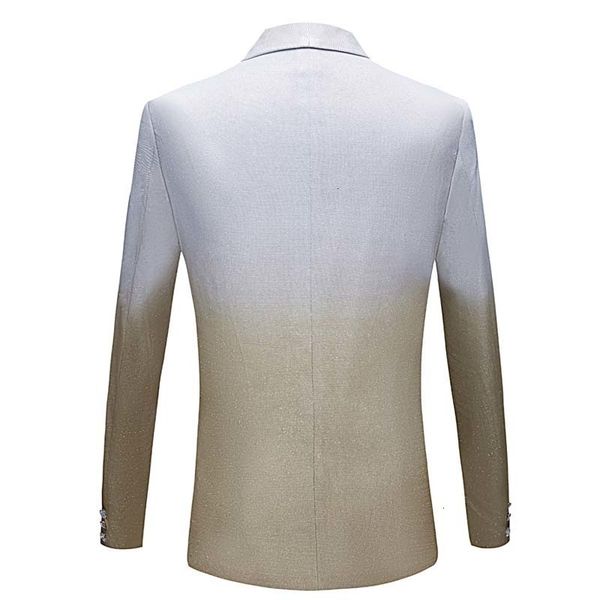 men's suits & blazers pijtrl blazer gradient colors, jacket suit stage singer, wedding, groom and prom, gold silver colors pe0d, White;black
men's suits & blazers pijtrl blazer gradient colors, jacket suit stage singer, wedding, groom and prom, gold silver colors pe0d, White;black