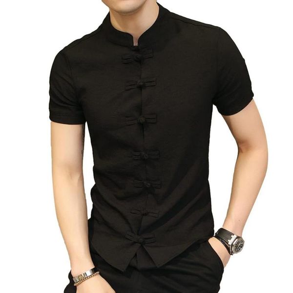 men's casual shirts traditional chinese tang suit men summer short sleeve uniform vintage man oriental for daily plus size -5xl, White;black
men's casual shirts traditional chinese tang suit men summer short sleeve uniform vintage man oriental for daily plus size -5xl, White;black