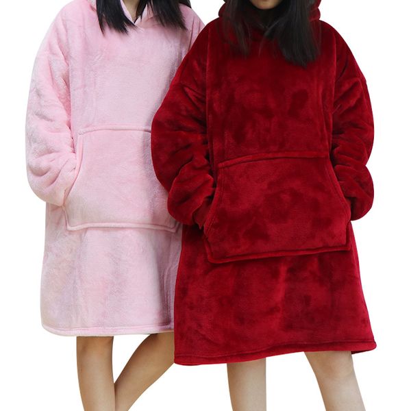 women's hoodies & sweatshirts women winter warm sweatshirt solid color hooded long sleeve plush pullover and comfortable home bathrobe, Black
women's hoodies & sweatshirts women winter warm sweatshirt solid color hooded long sleeve plush pullover and comfortable home bathrobe, Black