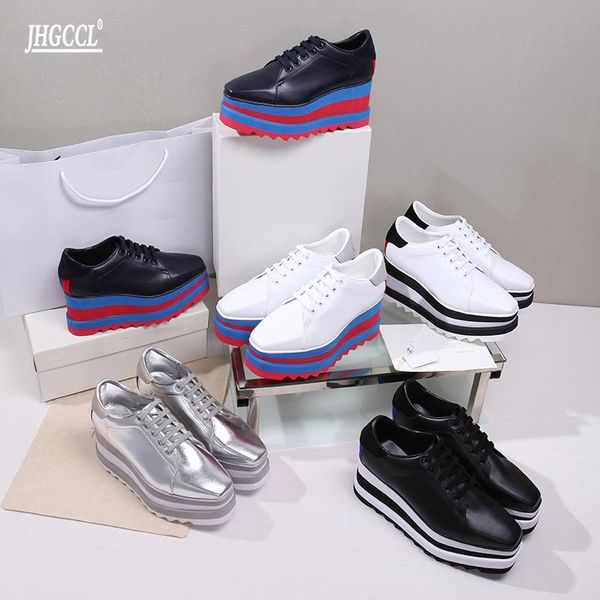 dress shoes luxury design thick-soled women's sports star mirror leather casual runway brand wooden sole p33, Black
dress shoes luxury design thick-soled women's sports star mirror leather casual runway brand wooden sole p33, Black