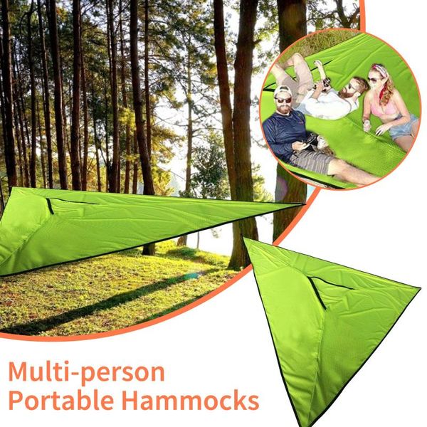 tents and shelters giant aerial camping hammock-multi-person portable hammock at 3 points, outdoor triangular for children adults, tree
tents and shelters giant aerial camping hammock-multi-person portable hammock at 3 points, outdoor triangular for children adults, tree