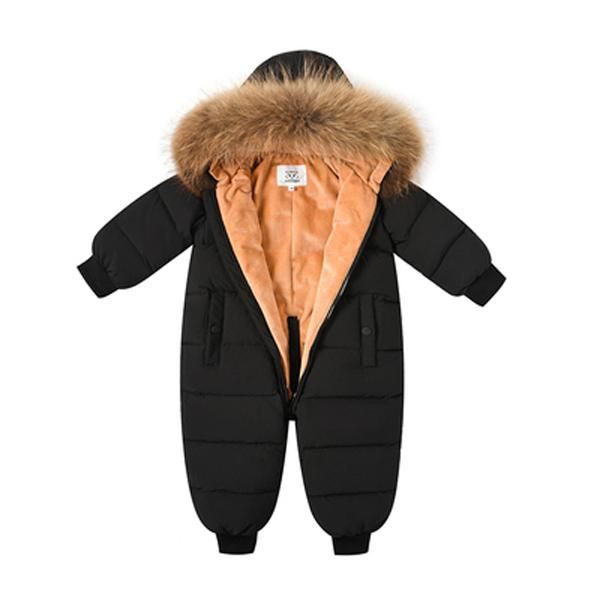 children's onesie down jacket boy girls winter suits baby climbing clothes -30 degrees thick real natural raccoon fur jumpsuits, Blue
children's onesie down jacket boy girls winter suits baby climbing clothes -30 degrees thick real natural raccoon fur jumpsuits, Blue