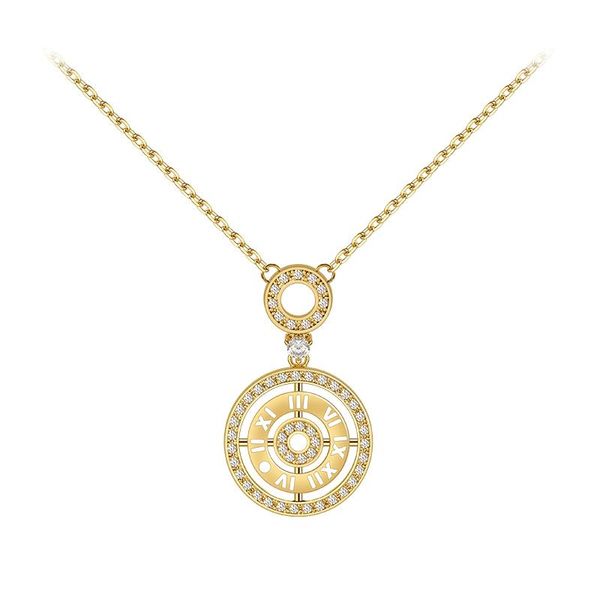 pendant necklaces trendy copper gold plated crystal zircon roman numerals woman necklace female jewelry girls brand gift, Silver
pendant necklaces trendy copper gold plated crystal zircon roman numerals woman necklace female jewelry girls brand gift, Silver
