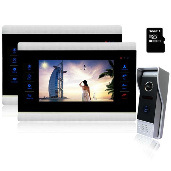 homefong 10" video intercom door phone high resolution system night vision inter-conversation doorbell 1v2 with sd card phones
homefong 10" video intercom door phone high resolution system night vision inter-conversation doorbell 1v2 with sd card phones