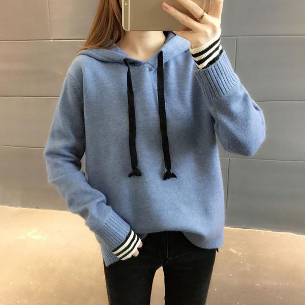 fashion knitted sweater loose hooded blouse casual winter ladies warm bottom female women long sleeve shirt blusas pullover women's bl, White
fashion knitted sweater loose hooded blouse casual winter ladies warm bottom female women long sleeve shirt blusas pullover women's bl, White