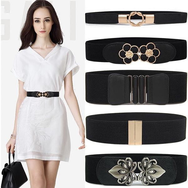 belts black cummerbund fashion women party stretch elastic waistband wide metal buckle lady dress accessories gifts, Black;brown
belts black cummerbund fashion women party stretch elastic waistband wide metal buckle lady dress accessories gifts, Black;brown