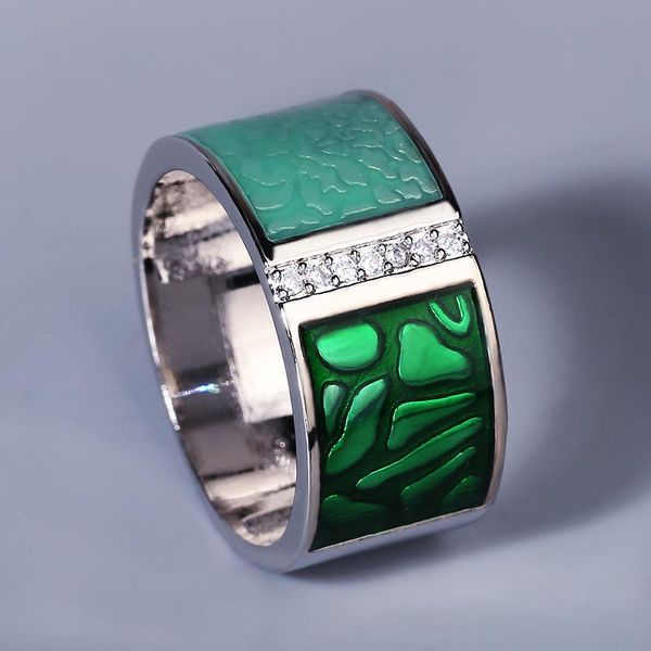 ladies silver ring 925 sterling green geometric sparkle fashion exquisite jewelry handmade enamel party cluster rings, Golden;silver
ladies silver ring 925 sterling green geometric sparkle fashion exquisite jewelry handmade enamel party cluster rings, Golden;silver