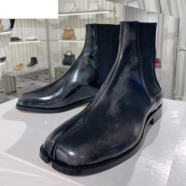 boots patent leather short for women flat split toe shoes female slip on leisure ankle botas runway western cowboy boots pp8c, Black
boots patent leather short for women flat split toe shoes female slip on leisure ankle botas runway western cowboy boots pp8c, Black