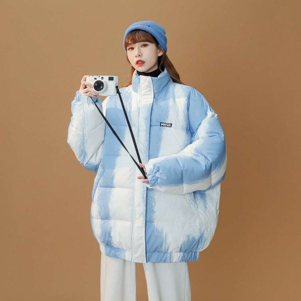 tie dyed bread cotton padded women's chic american loose winter coat design sense down, Black
tie dyed bread cotton padded women's chic american loose winter coat design sense down, Black
