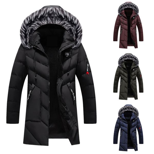 winter jacket men fashion fur hooded male parka jacket mens solid thick jackets cotton coats man fleece parkas windbreaker, Black
winter jacket men fashion fur hooded male parka jacket mens solid thick jackets cotton coats man fleece parkas windbreaker, Black