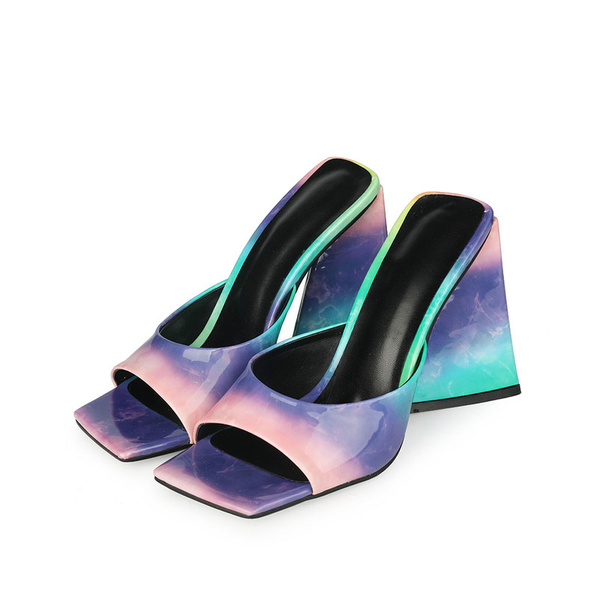 ladies outdoor high heel sandals summer large size platform slippers open toe square heel design banquet nightclub slippers, Black
ladies outdoor high heel sandals summer large size platform slippers open toe square heel design banquet nightclub slippers, Black