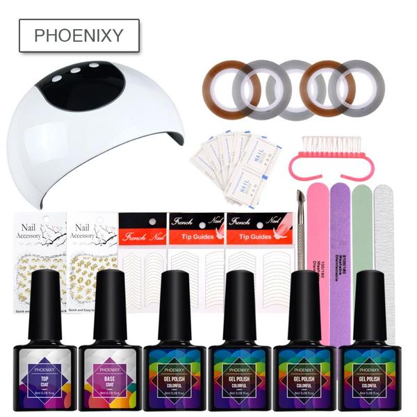 nail art kits 24w led lamp for 4 color uv gel polish kit manicure set base lacquer varnish semi permanant tools
nail art kits 24w led lamp for 4 color uv gel polish kit manicure set base lacquer varnish semi permanant tools