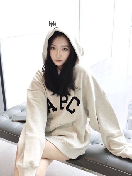 brand hoodie joey yung's same cotton abc letter plush number 7 short loose hooded men's and women's slim sweater, Black
brand hoodie joey yung's same cotton abc letter plush number 7 short loose hooded men's and women's slim sweater, Black