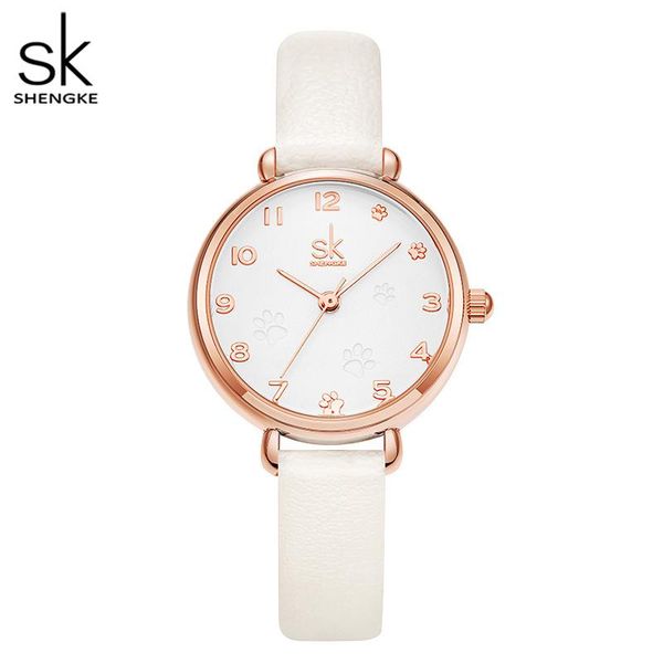 shengke women watch casual leather belt watches simple ladies' small dial quartz clock dress wristwatches, Slivery;brown
shengke women watch casual leather belt watches simple ladies' small dial quartz clock dress wristwatches, Slivery;brown