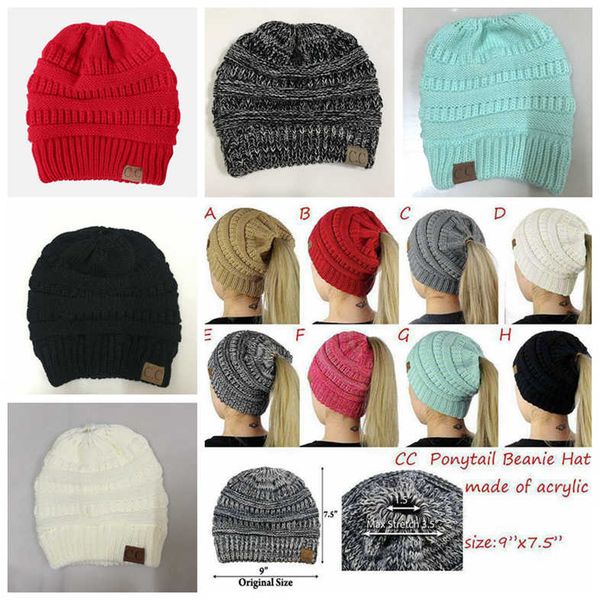 cc ponytail beanie hat 8 colors women crochet knit cap winter skullies beanies warm caps female knitted stylish hats party favor
cc ponytail beanie hat 8 colors women crochet knit cap winter skullies beanies warm caps female knitted stylish hats party favor