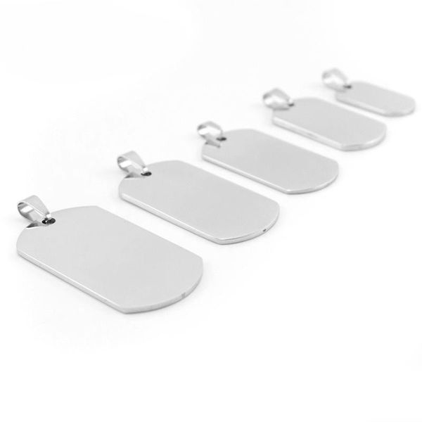 pendants 20pcs stainless steel dog tag blank plate pendant metal dogtags for men id car mirror polished wholesale, Black
pendants 20pcs stainless steel dog tag blank plate pendant metal dogtags for men id car mirror polished wholesale, Black