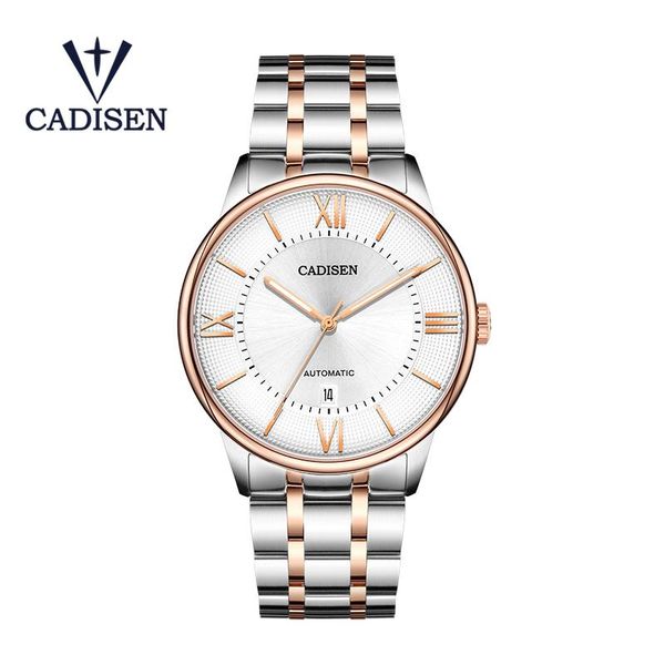men mechanical watch automatic date waterproof stainless steel male clock men's watches relogio masculino wristwatches, Slivery;brown
men mechanical watch automatic date waterproof stainless steel male clock men's watches relogio masculino wristwatches, Slivery;brown