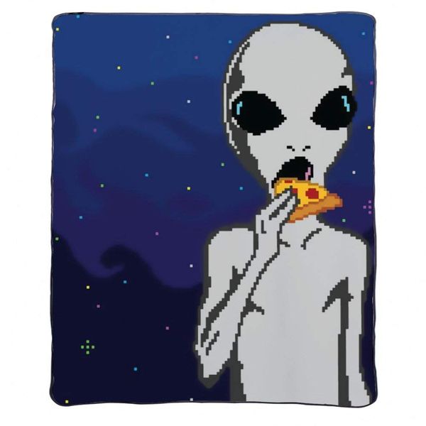 Alien Eat Pizza Cool Fleece Throw Blanket, Ultra Soft Throw Indoors or Outdoors Decorative Holiday Throw Blanket
Alien Eat Pizza Cool Fleece Throw Blanket, Ultra Soft Throw Indoors or Outdoors Decorative Holiday Throw Blanket