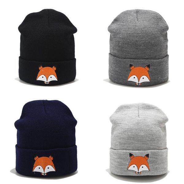 knitted men's women's fox head embroidered wool autumn and winter outdoor warm cover tide hat, Blue;gray
knitted men's women's fox head embroidered wool autumn and winter outdoor warm cover tide hat, Blue;gray