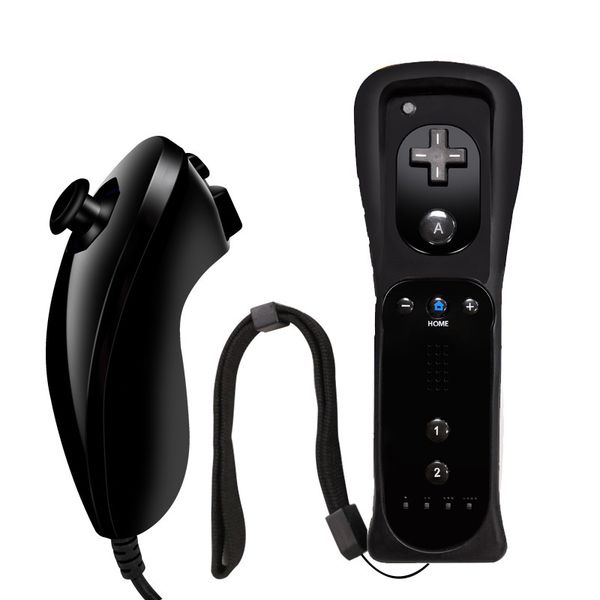 2 in 1 wireless remote joysticks game controllers+nunchuk control for nintendo wii gamepad silicone case motion sensor
2 in 1 wireless remote joysticks game controllers+nunchuk control for nintendo wii gamepad silicone case motion sensor