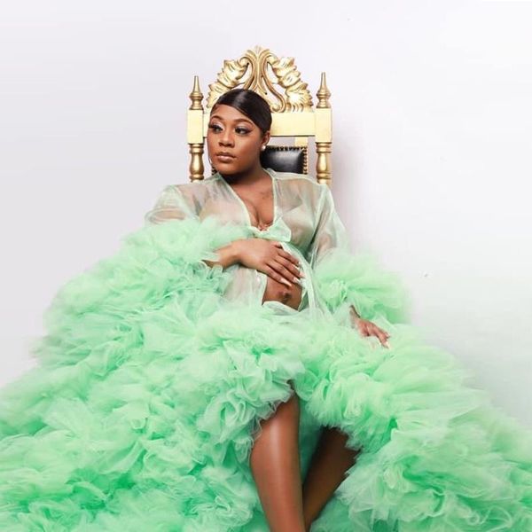 mint green maternity poshoot dresses tulle ruffles po shoot dress pregnancy clothes bridal fluffy tulle maternity robe casual, Black;gray
mint green maternity poshoot dresses tulle ruffles po shoot dress pregnancy clothes bridal fluffy tulle maternity robe casual, Black;gray