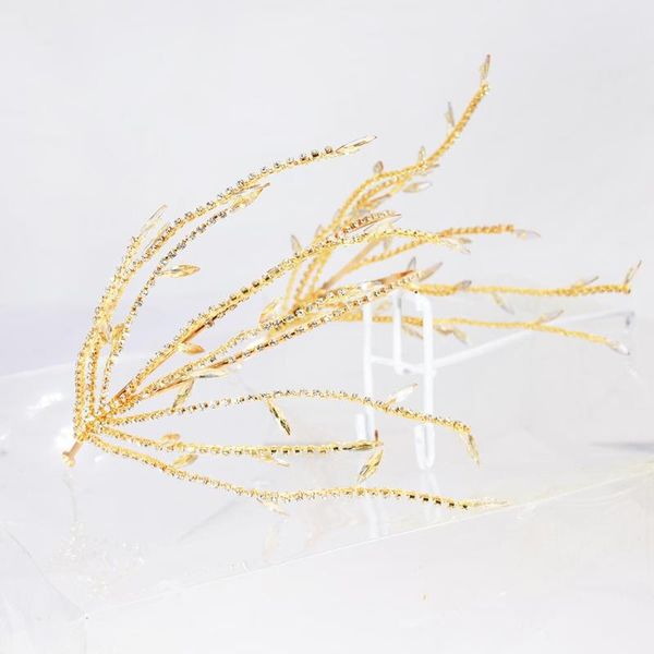 hair clips & barrettes baroque crowns gold leaf tiaras crystal jewelry women luxury wedding accessories princess handmade bridal headpiece, Golden;silver
hair clips & barrettes baroque crowns gold leaf tiaras crystal jewelry women luxury wedding accessories princess handmade bridal headpiece, Golden;silver