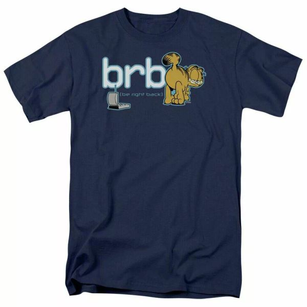 garfield be right back t shirt mens licensed cat jim davis comic tee navy, White;black
garfield be right back t shirt mens licensed cat jim davis comic tee navy, White;black