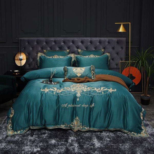 bedding sets silky soft royal gold embroidery wedding solid set duvet cover fitted bed sheet linen pillowcase red cotton blue green
bedding sets silky soft royal gold embroidery wedding solid set duvet cover fitted bed sheet linen pillowcase red cotton blue green