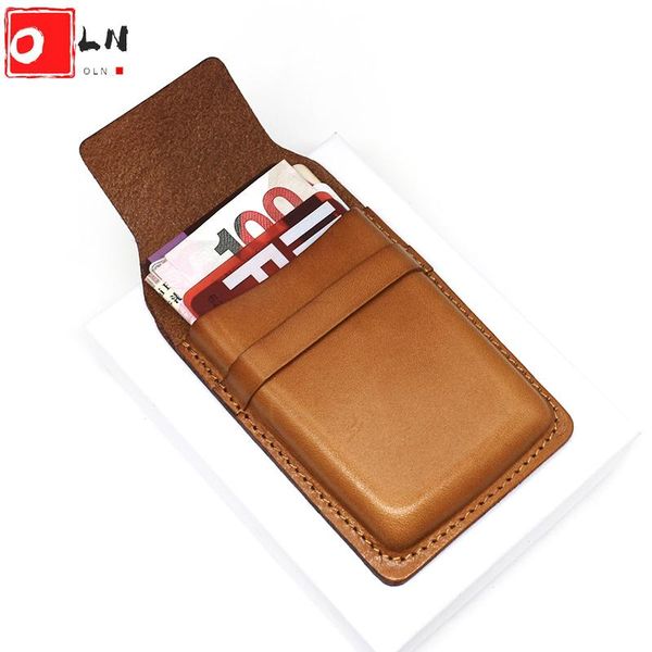 card holders oln luxury leather busines holder women vintage vegetale tanned id bank wallet men cardholders case, Brown;gray
card holders oln luxury leather busines holder women vintage vegetale tanned id bank wallet men cardholders case, Brown;gray