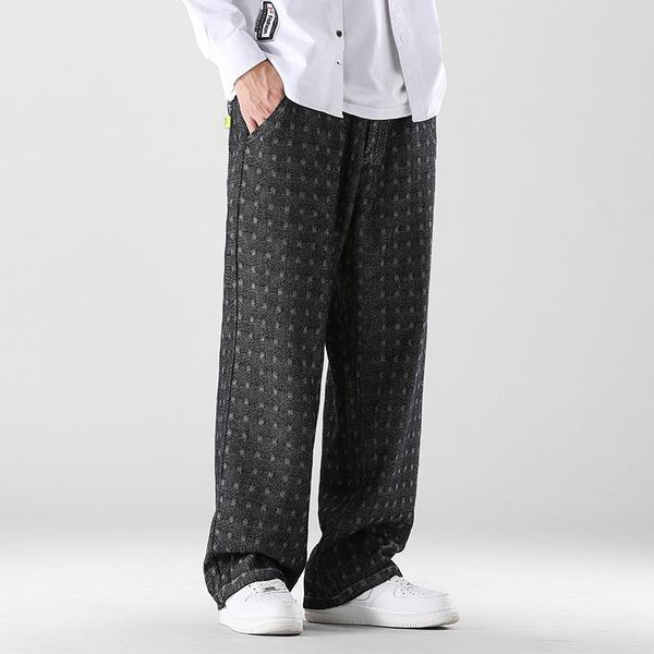 men's jeans 2021 autumn jacquard baggy streetwear wide leg korean style denim pants male brand clothes, Blue
men's jeans 2021 autumn jacquard baggy streetwear wide leg korean style denim pants male brand clothes, Blue
