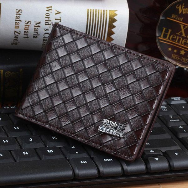 card holders men solid color leather case woven pattern driver's license holder multi-pockets document bag, Brown;gray
card holders men solid color leather case woven pattern driver's license holder multi-pockets document bag, Brown;gray
