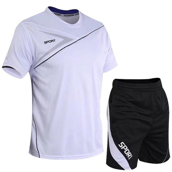 men's tracksuits male tracksuit summer men set fitness suit sporting suits short sleeve t shirt+pants clothing quick drying 2 piece, Gray
men's tracksuits male tracksuit summer men set fitness suit sporting suits short sleeve t shirt+pants clothing quick drying 2 piece, Gray