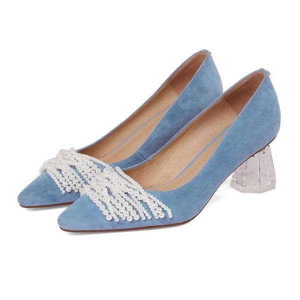 sheep suede pointed toe crystal high heels pearl decorations french romantic pretty girls dating sweet pumps l3f1 dress shoes, Black
sheep suede pointed toe crystal high heels pearl decorations french romantic pretty girls dating sweet pumps l3f1 dress shoes, Black