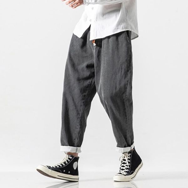 men's pants style for men casual solid harem retro sized long trousers pant hight street dance, Black
men's pants style for men casual solid harem retro sized long trousers pant hight street dance, Black