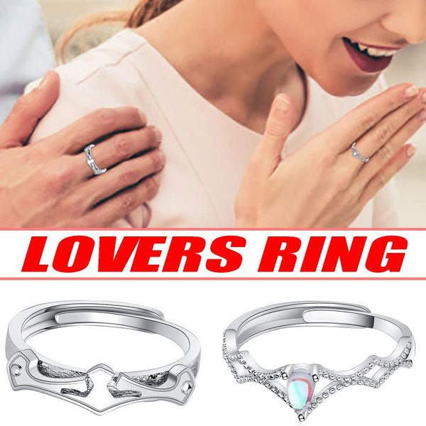 wedding rings trendy stainless steel silver color love ring for women men couple luxury jewelry engagement adjustable lover, Slivery;golden
wedding rings trendy stainless steel silver color love ring for women men couple luxury jewelry engagement adjustable lover, Slivery;golden