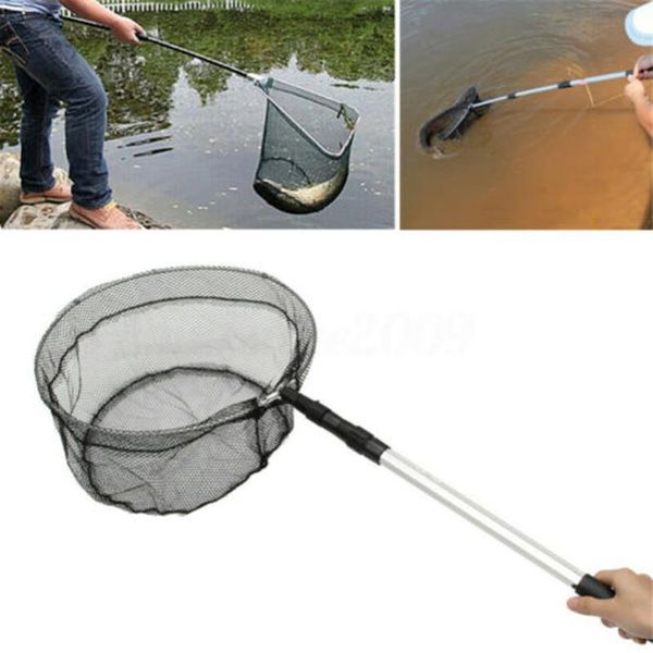 folding extending fishing net landing pole handle 3 section mesh aluminum alloy accessories
folding extending fishing net landing pole handle 3 section mesh aluminum alloy accessories