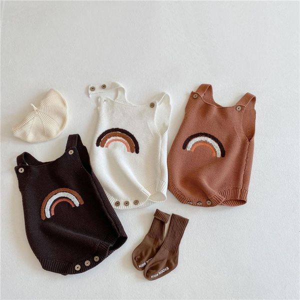 rompers toddler baby girl knitted bodysuit 2021 rainbow strap playsuits spring autumn 100% cotton kids clothes boys 0-3y, Blue
rompers toddler baby girl knitted bodysuit 2021 rainbow strap playsuits spring autumn 100% cotton kids clothes boys 0-3y, Blue