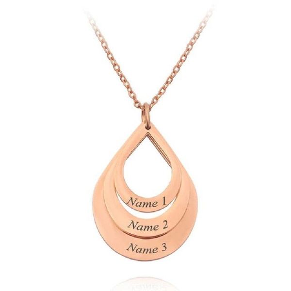 fashion custom stainless steel personality name water drop necklace for women long chain jewelry pendant necklaces, Silver
fashion custom stainless steel personality name water drop necklace for women long chain jewelry pendant necklaces, Silver