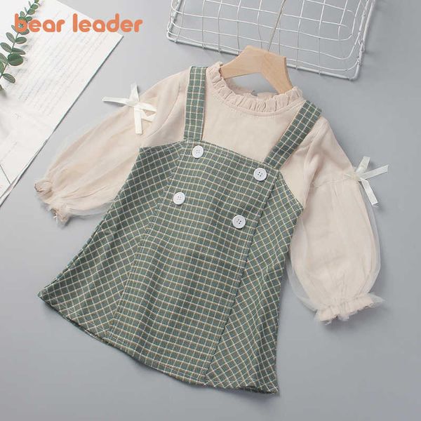 bear leader girls autumn princess dresses kids plaid suspenders dress and blouses costumes baby elegant vestidos outfit 2-6y 210708, Red;yellow
bear leader girls autumn princess dresses kids plaid suspenders dress and blouses costumes baby elegant vestidos outfit 2-6y 210708, Red;yellow