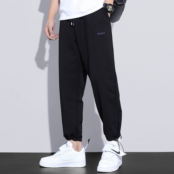 men's pants calça masculina de cano curto, nova calça moletom casual com cintura alta, estilo coreano, solto, basquete, cor sólida, par, Black
men's pants calça masculina de cano curto, nova calça moletom casual com cintura alta, estilo coreano, solto, basquete, cor sólida, par, Black